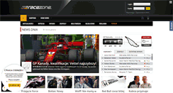 Desktop Screenshot of f1zone.pl